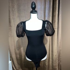 Balloon Sleeve Bodysuit